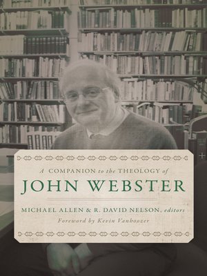 cover image of A Companion to the Theology of John Webster